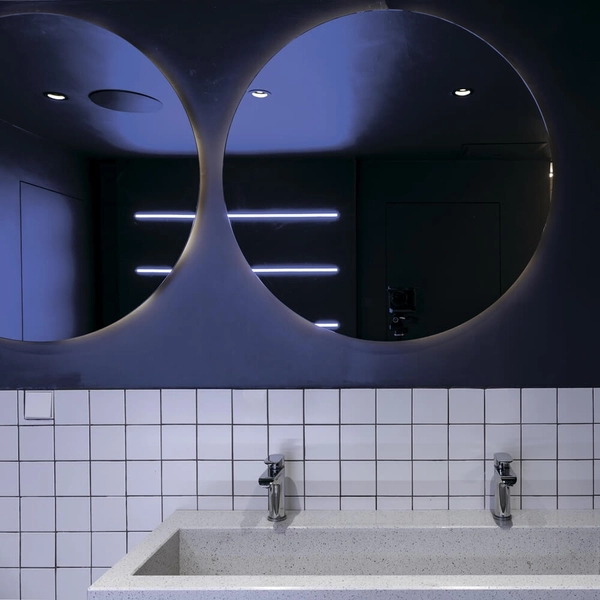 Sufitowa lampa wpuszczana Atom DL023-2-01B regulowana czarny