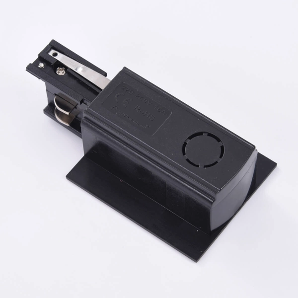 Zasilanie końcowe podtynkowe Track AZ4304 do 3-faz szyny 230V czarne prawe