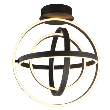 Geometryczna Lampa sufitowa Tess MX9203-4-3BD LED 3000K 52W metal czarna