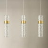 Potrójna wisząca lampa Lagos ML2246 LED 24W 4000K nad wyspę złoty