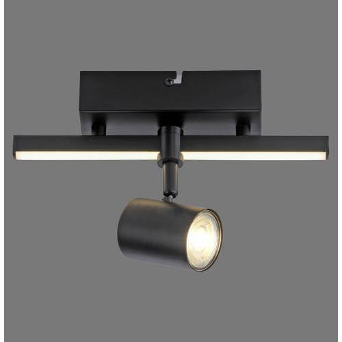Kierunkowa lampa sufitowa Barik czarny reflektorek do holu