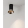 Lampa sufitowa do salonu MARENZO LE45606 metalowa czarna brązowa