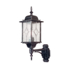Kinkiet zewnętrzny Wexford WX1 Elstead witraż lampion metal czarny srebrny