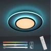 Plafon na pilot ARENDA czarna 11627-18 1xLED 36W 2700-5000K z regulacją jasności