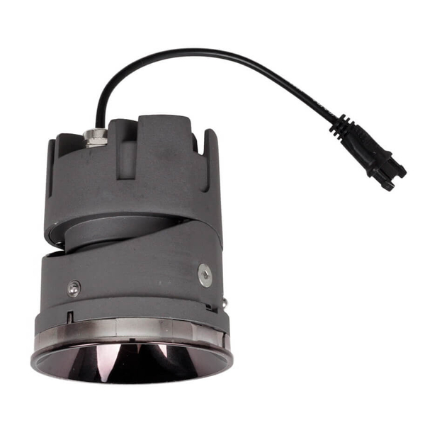 Wpuszczany moduł sufitowy SPILIO HM190 3000K Maxlight LED 10W 3000K IP65 okrągły czarny 