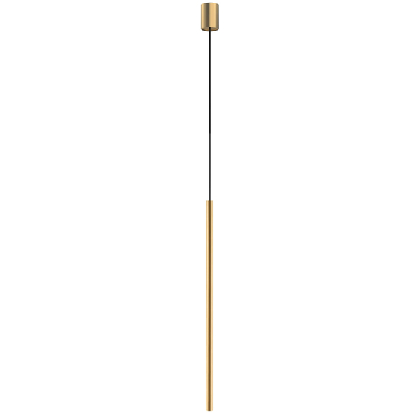 Wisząca lampa loftowa Laser 10450 Nowodvorski do gabinetu złoty