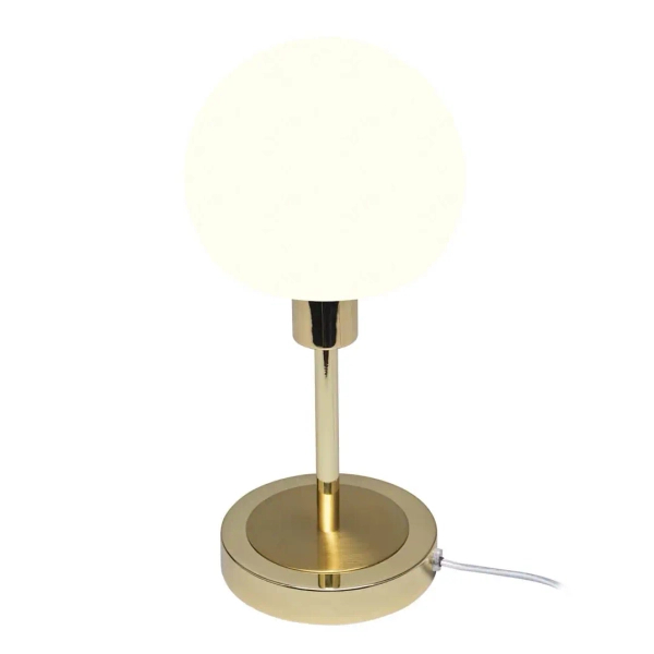 Ledowa stołowa lampa szklana Cave TB-92039-GD LED 4,8W 3000K złota biała