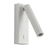 Ledowy kinkiet do sypialni Cali WL-21017-WH LED 2,5W 3000K szary
