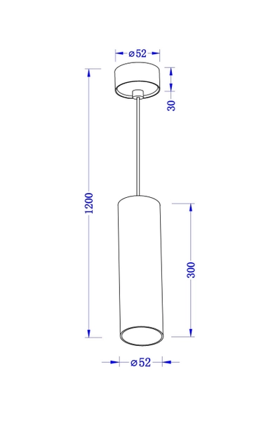 Sypialniana lampa wisząca Focus LED P072PL-L12B4K-1 Maytoni 12W 4000K czarna