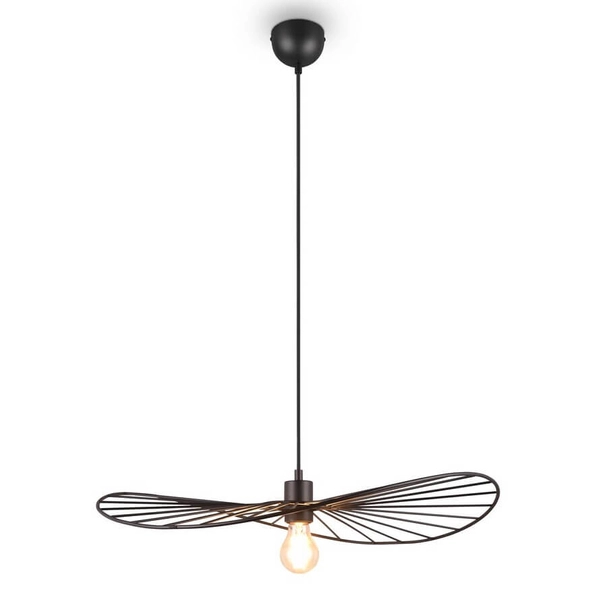Wisząca lampa Chapeau R31451032 RL Light kapelusz metalowy czarny