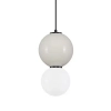 Wisząca lampa okrągła JORELIA LE45250 LED 6W 3000K szklana szara biała
