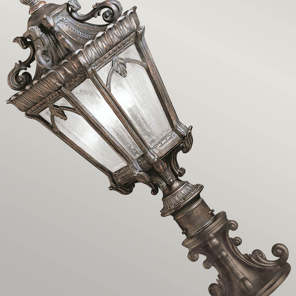 Zwisająca LAMPA zewnętrzna Tournai KL-TOURNAI3-L Elstead KICHLER metalowa OPRAWA industrialna latarenka do ogrodu IP44 antyczny mosiądz
