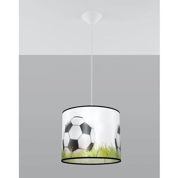 Wisząca lampa Piłka SL.1428 Sollux abażur dla dziecka wielokolorowa