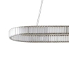 Kryształowa lampa wisząca SPARKING AZ6566 LED 80W CCT z pilotem chrom