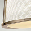 Sufitowa lampa tkaninowa Charlotte HK-CHARLOTTE-SF-BC złoty