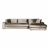 Narożnikowa sofa Santos SANTOS-2,5AL Richmond Interiors stylowa srebrna