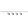 System szynowy Tokio LP-787 SET 1F WH regulowany reflektorki 1-fazowy białe