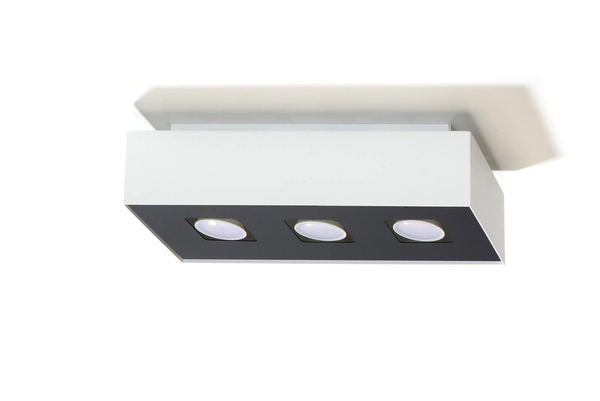 Downlight LAMPA sufitowa SL.0068 prostokątna OPRAWA metalowa biała
