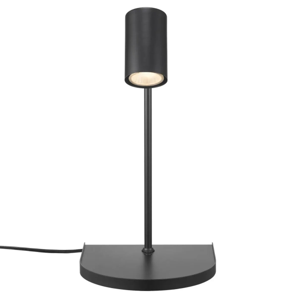 Regulowana lampka ścienna Cody 2112001003 z półką tuba czarny