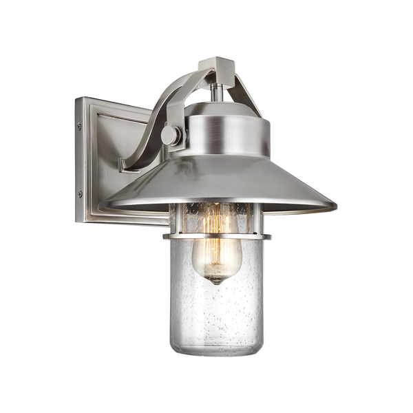 Kinkiet elewacyjny FE-BOYNTON2-M Feiss do ogrodu vintage IP44 srebrny