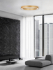 Przysufitowa lampa gabinetowa Claro metalowa LED 60W 2700-4000K złota