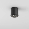 Spot sufitowy czarny łazienkowy QRLED next LED 9W 3000K IP44 tubka 47063-M930-W3-00-12