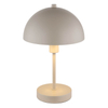 Stołowa lampa do salonu Atoma 24009S kopuła grzybek szara