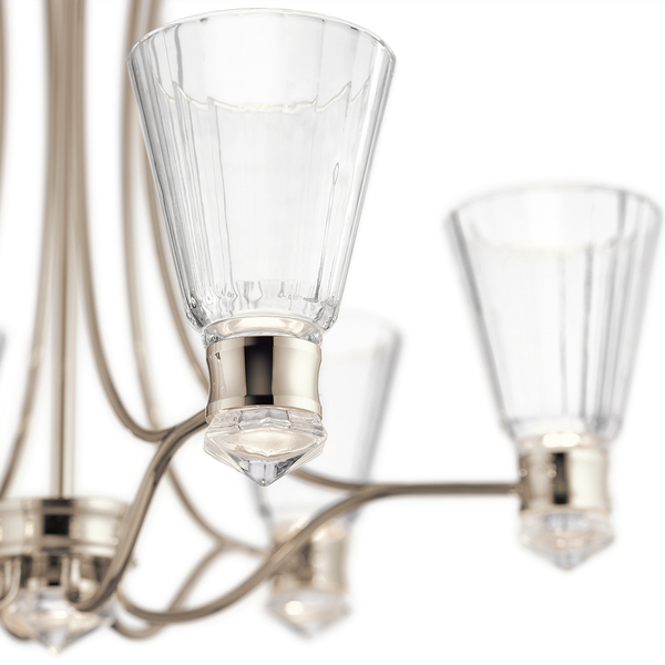 Lampa wisząca QN-KAYVA13-PN LED 36W karafki nikiel