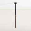 Sufitowa lampa tuba Stick 1067PL_G1_S Aldex metalowa czarny złoty