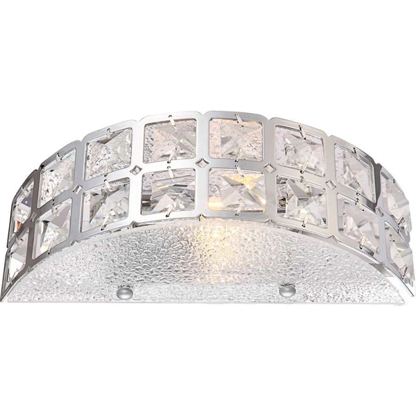 Kinkiet LAMPA ścienna ADRIANA 67030W Globo przyścienna OPRAWA glamour z kryształkami crystal przezroczysta