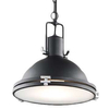 Industrialna LAMPA wisząca NAUTILIUS M 10268106 Kaspa okrągła OPRAWA na łańcuchu ZWIS metalowy czarny