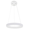 LAMPA wisząca GIULIA 5304-840RP-WH-3 Italux okrągła OPRAWA metalowy zwis LED 40W 3000K pierścień ring biały