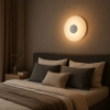 Okrągła lampa naścienna Sola LP-0105/1W WH do przedpokoju biały