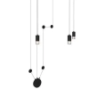 Lampa ścienna Linea XT012-3W Step podwieszana do sufitu czarna