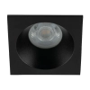 Łazienkowy downlight sufitowy Prisma 10581 kwadratowy IP65 czarny