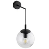 Lampa naścienna do holu Esme 5387 bubble przezroczysta czarna