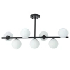 Molekułowa lampa sufitowa Bolti PLC0104-BK Yaskr szklane kule biała czarna