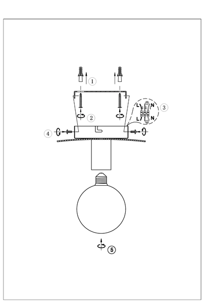 Lampa nasufitowa Piatto 108541 Markslojd klasyczna złota
