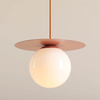 Jadalniana lampa wisząca Loop 1125G11_M Aldex kula koralowa biała