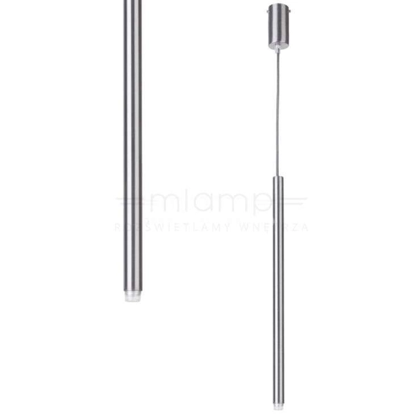 LAMPA wisząca SOPEL 33148 Sigma metalowa OPRAWA zwis tuba srebrna