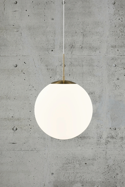 Kulista lampa wisząca Grant 2010573035 Nordlux do salonu biała