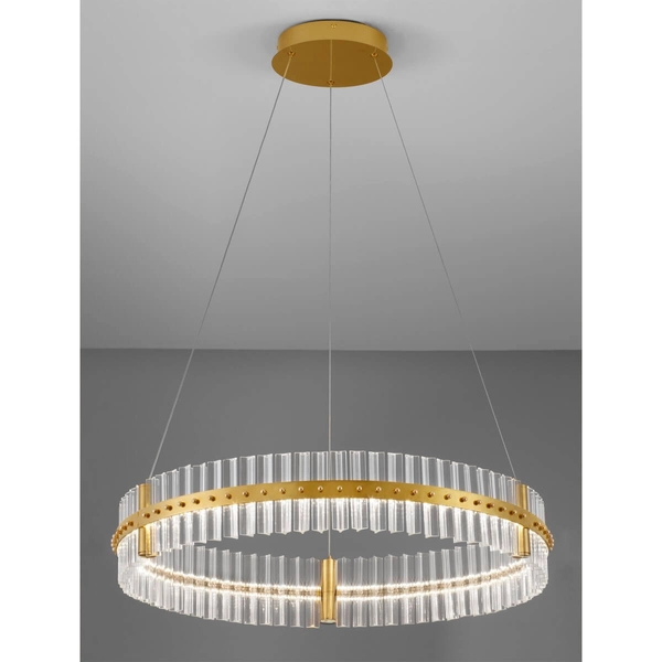 Pierścieniowa lampa zwisająca MAYO LE44225 LED 56W 3500K ring złota