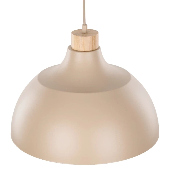 Skandynawska zwisająca lampa Cap Sabia 10656 do jadalni beżowa