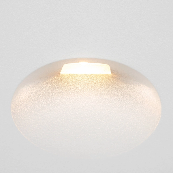 Lampa schodowa zewnętrzna LED 3W 3000K IP54 białe okrągłe Bil OUTLET