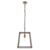 Łańcuchowa lampa wisząca Hurst 95835 szklana mosiądz przezroczysty