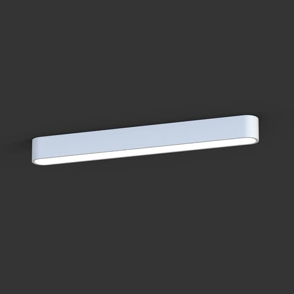Przysufitowa lampa prostokątna Soft Ceiling 7540 Nowodvorski metalowa biała