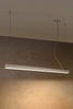 LAMPA wisząca PINNE SOL TH065 metalowa OPRAWA prostokątna LED 38W 3000K listwa zwis biały