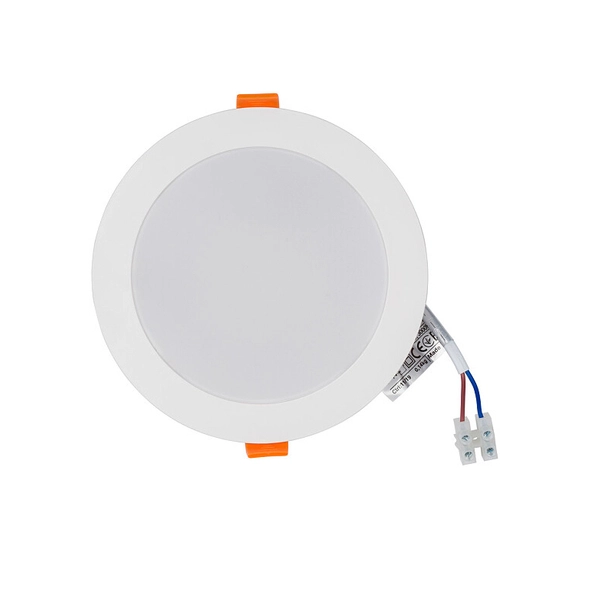 LAMPA sufitowa KOS 8780 Nowodvorski łazienkowa OPRAWA LED 10W 3000K wpust okrągły IP44 biały