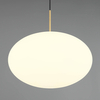 Zwis lampa salonowa FOMENTO 363190108 Trio pojedyncza bubble złoty biały
