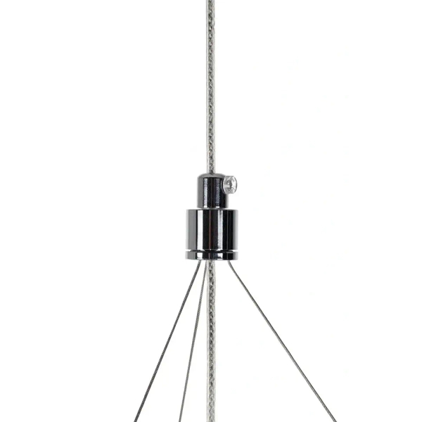 Szklana lampa wisząca AQUA przezroczysta czarna MSE1501100392 1xLED 3W 3000K